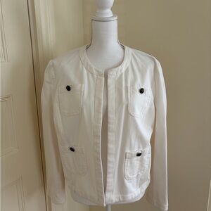 Tommy Hilfiger Women's Cream Blazer